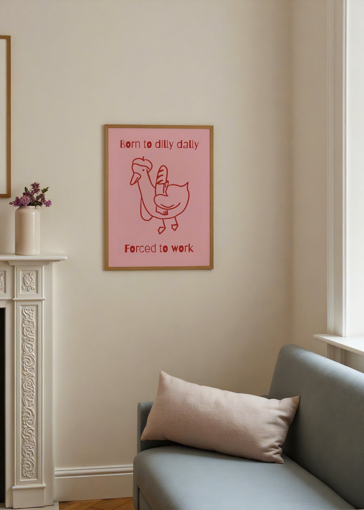 Ulaş Barış Koşar Born to Dilly Dally Poster poster baskı mockup 3