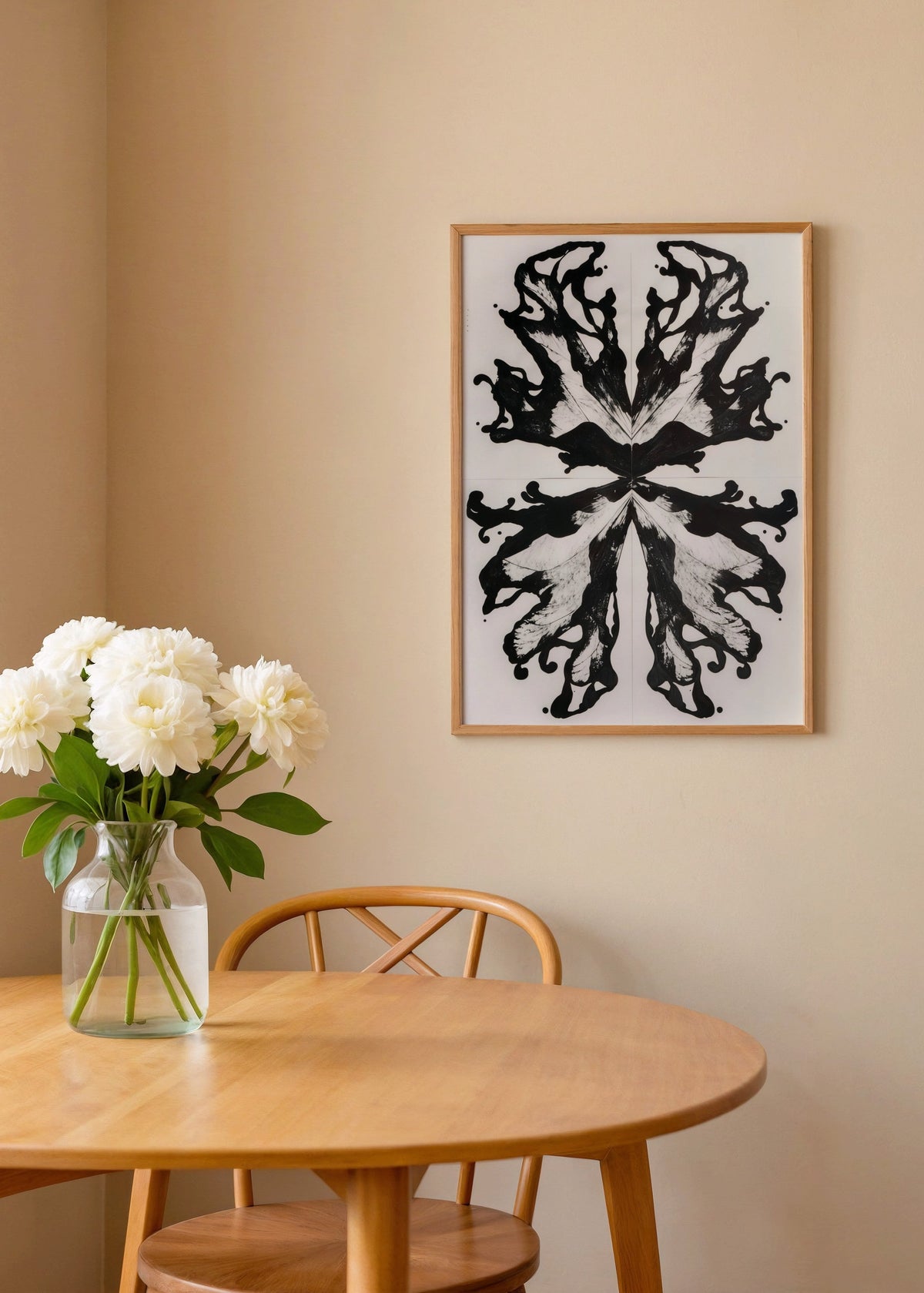 02 Mirror Bloom, THE SHAPE OF PASSING koleksiyonu Poster poster baskı mockup 2
