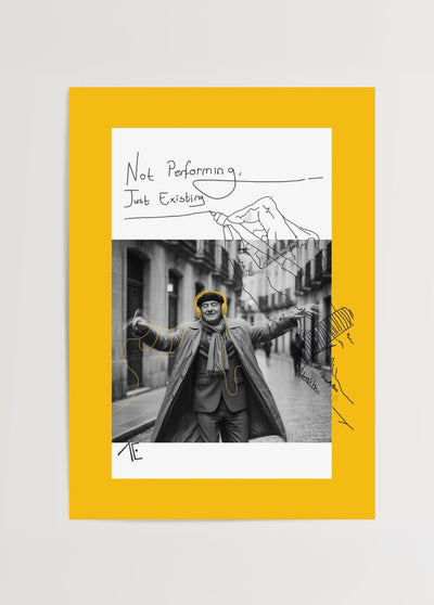 Unperformed Life Poster Baskı