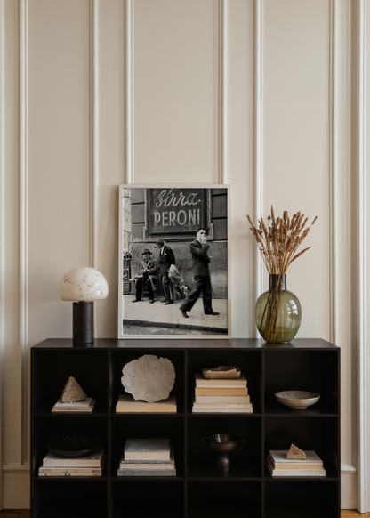 Vintage Sokak Sahnesi Poster Baskı