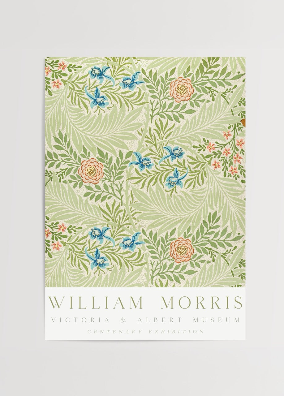 william-morris-botanical-harmony-centenary-poster