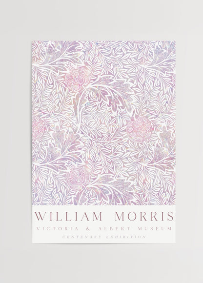 William Morris Centenary koleksiyonundan pastel tonlu çiçek desenli poster