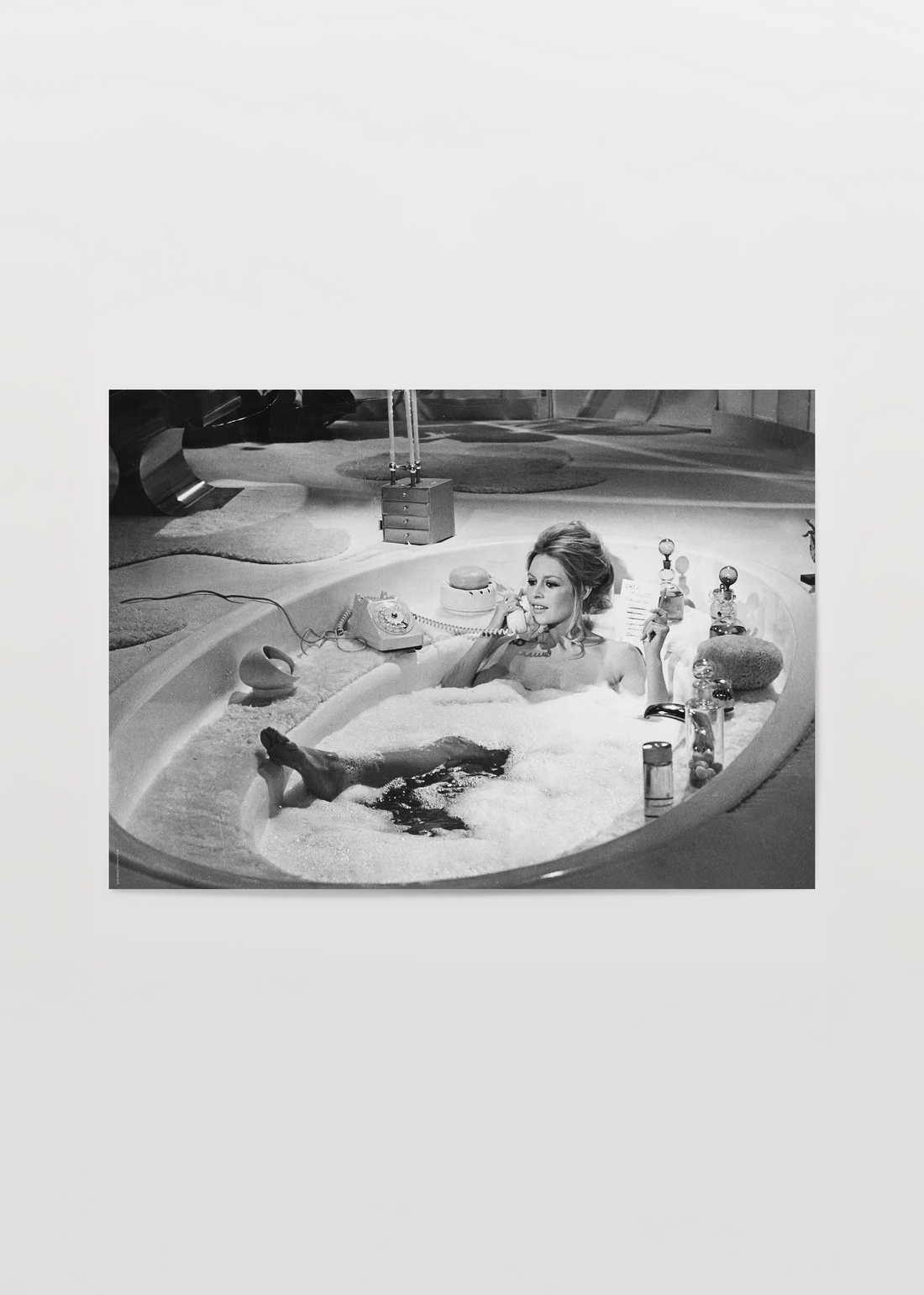 Brigitte Bardot – Siyah Beyaz Vintage Fotoğraf Posteri