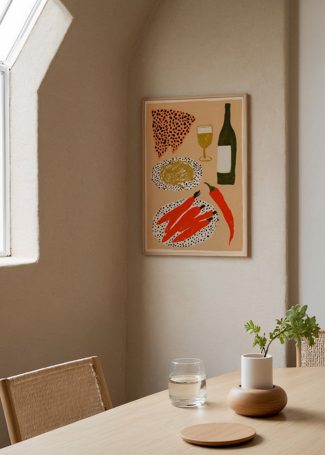 Léa Morel Yemek Masası Poster poster baskı mockup 2