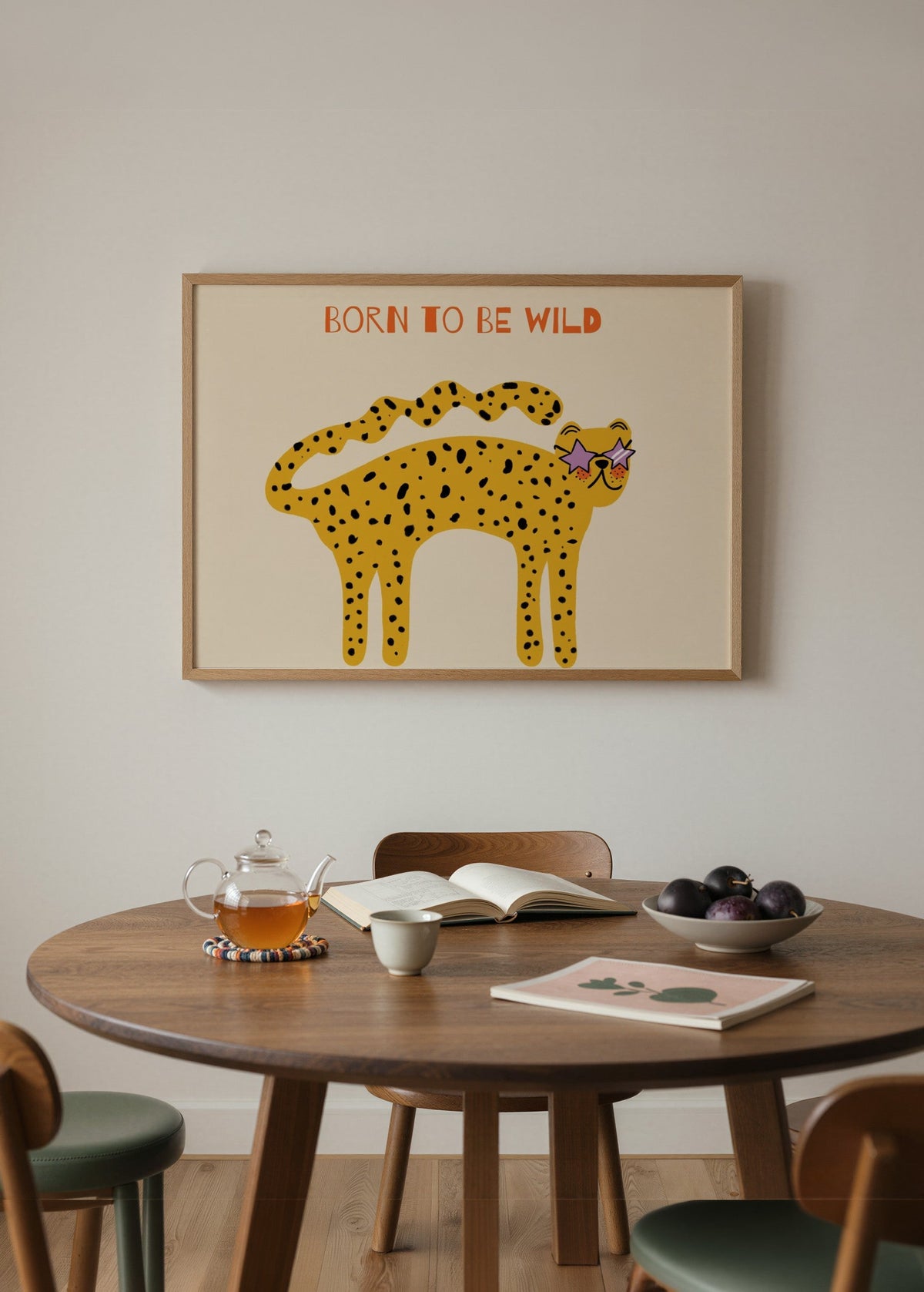 Bilinmiyor Yerli Kaplan Poster poster baskı mockup 3