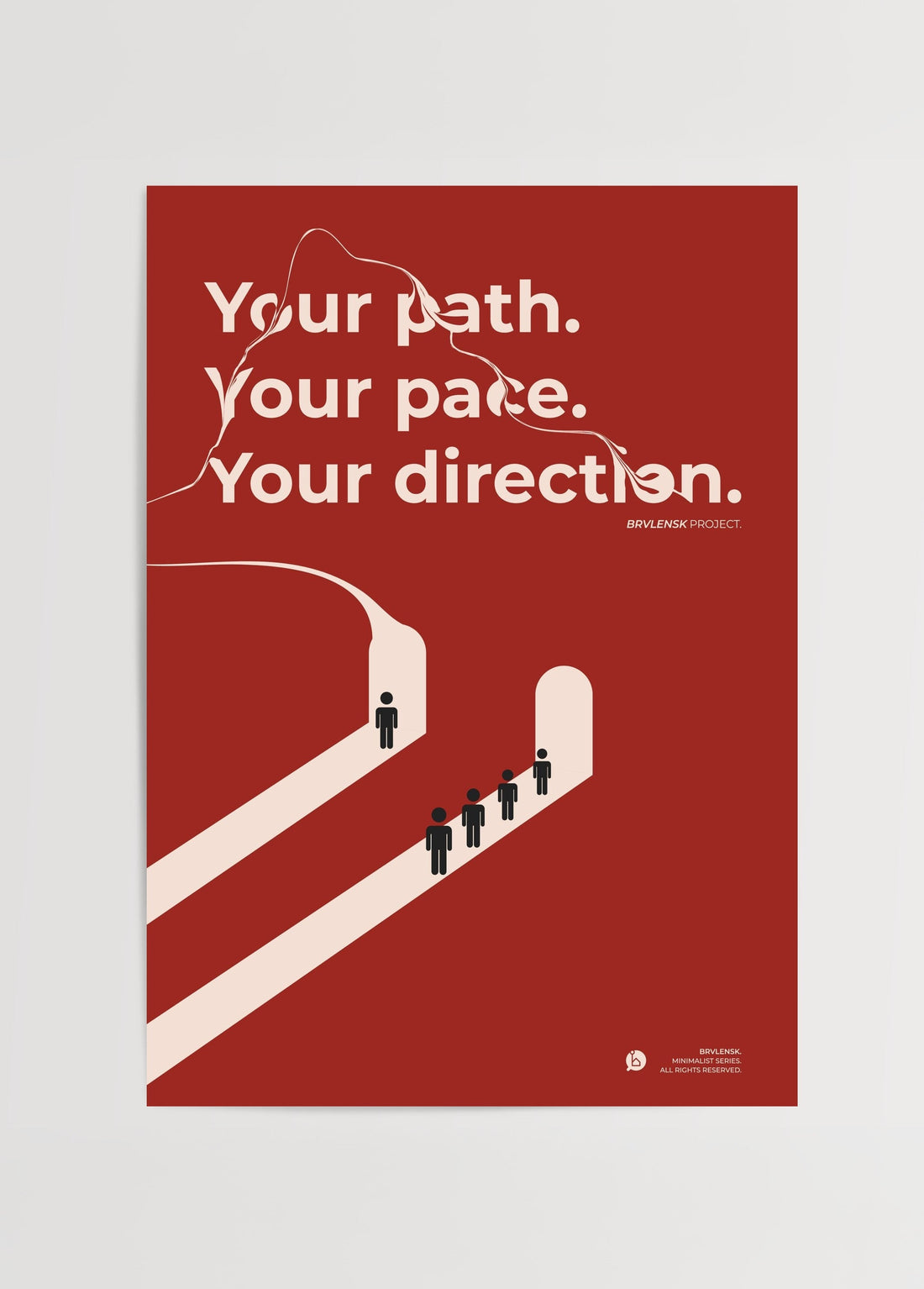 Brylensk Minimalist Series Poster poster baskı mockup 1