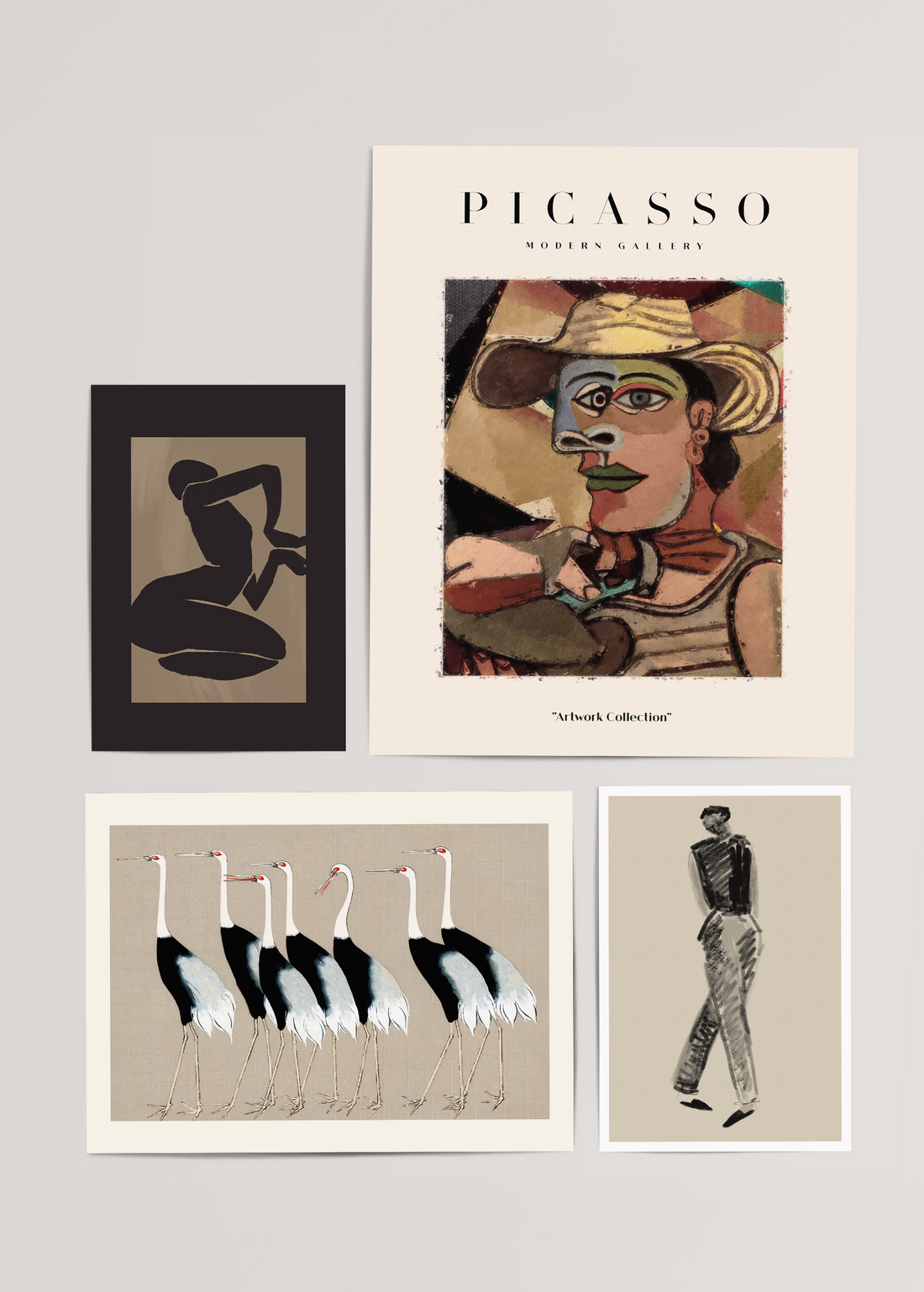 Zamansız Sanat Kürasyonu – Galeri Duvarı 4&