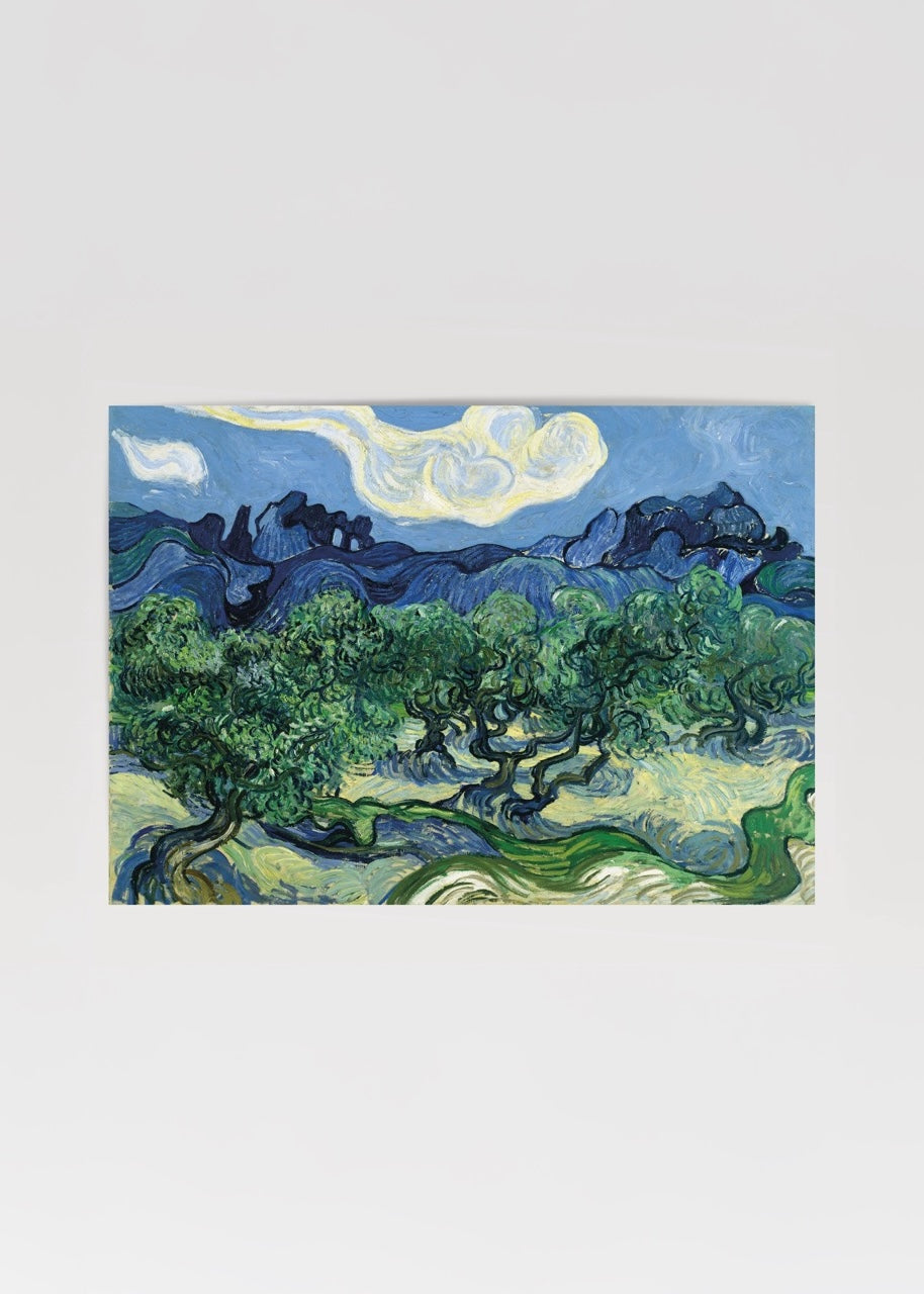 Van Gogh’un Zeytin Ağaçları tablosu baskı posteri
