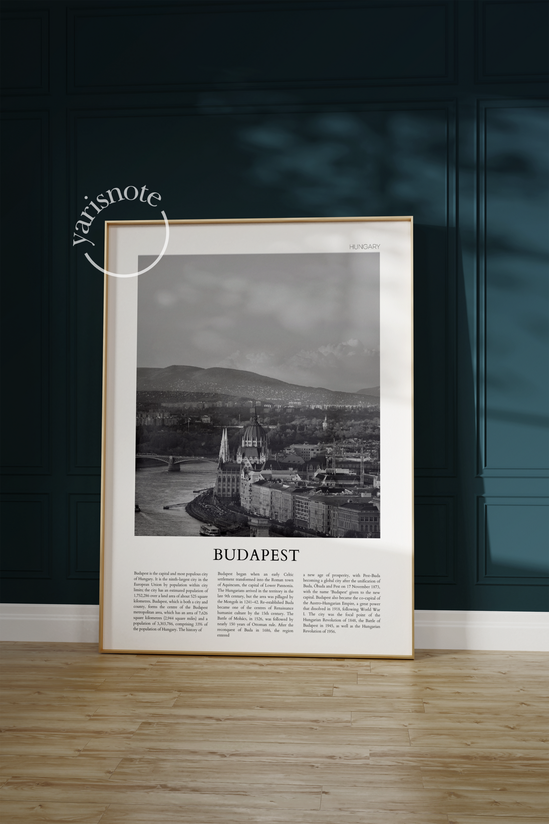 Budapest Unframed Poster