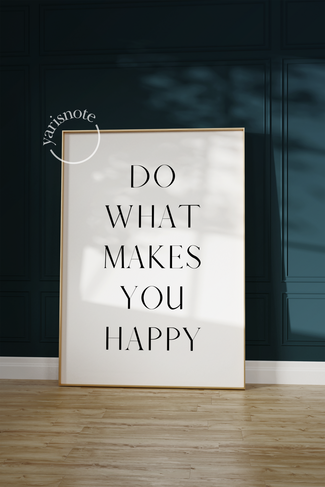 Typographic Çerçevesiz Poster