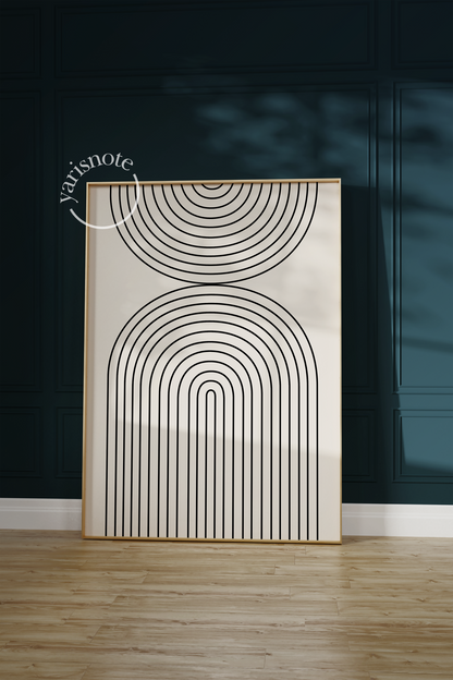 Abstract Çerçevesiz Poster 40x50 cm