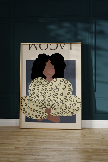 Bohemian Woman Figure Unframed Poster