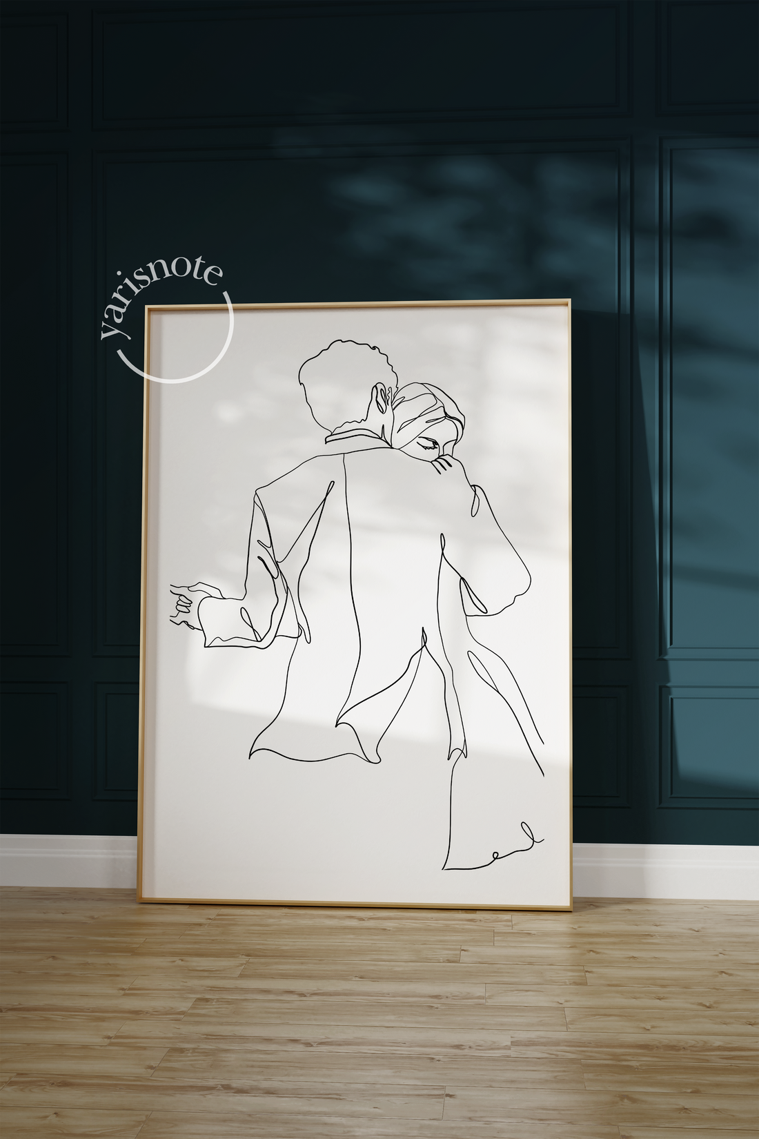 One Line Unframed Poster