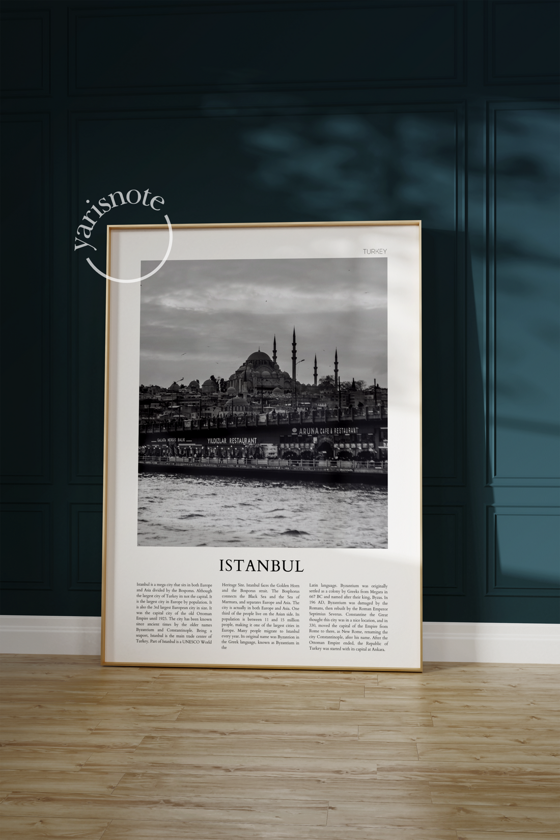 Istanbul Unframed Poster
