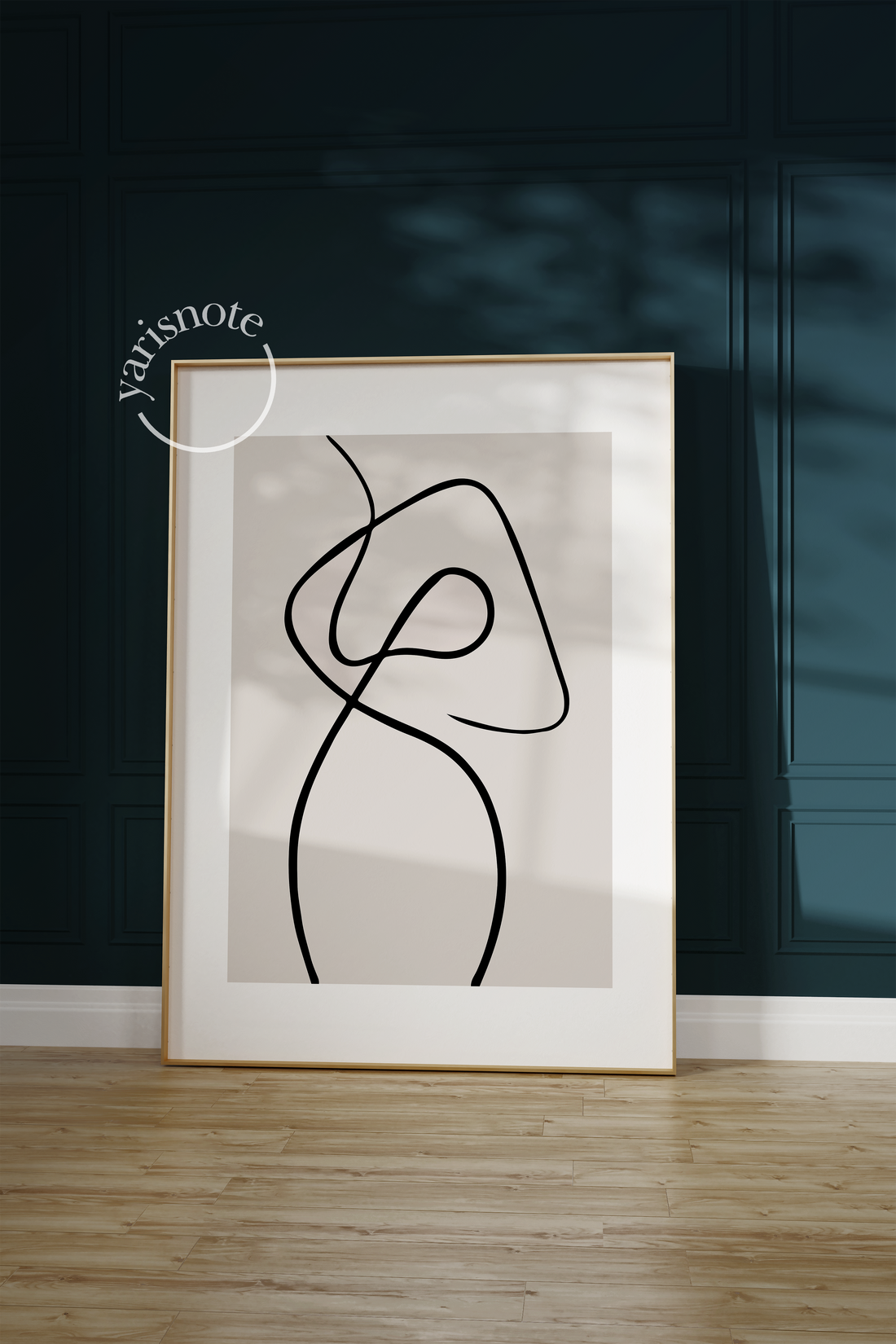 One Line Çerçevesiz Poster