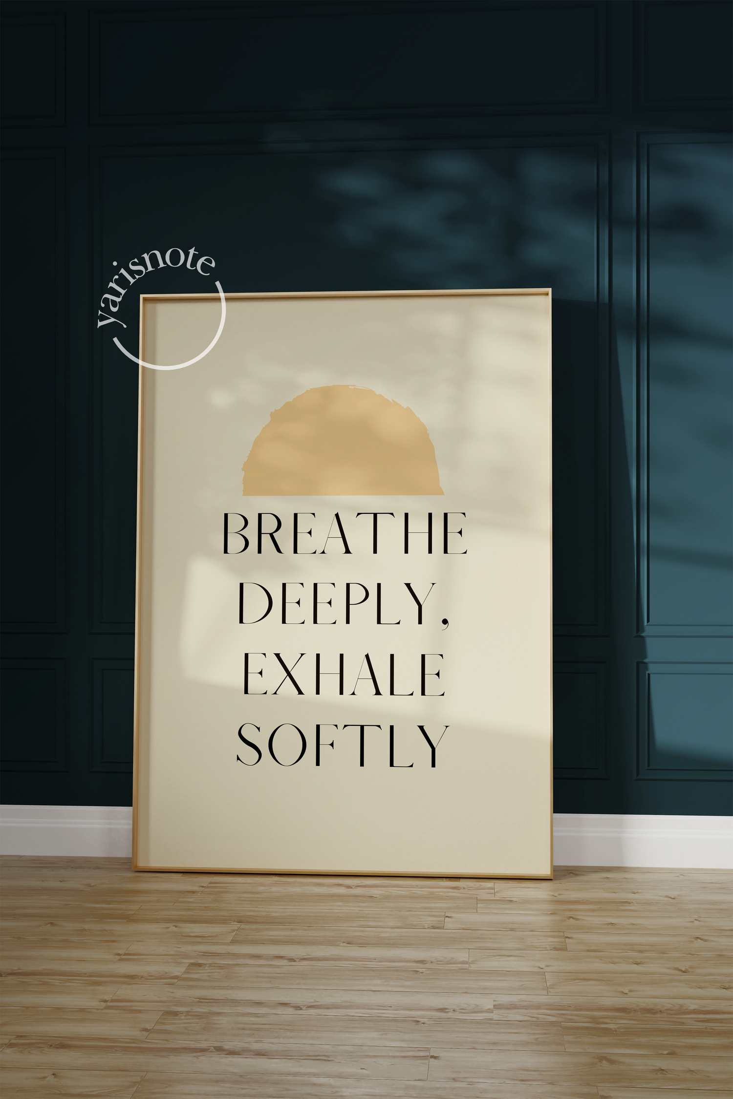 Tipografik Çerçevesiz Poster