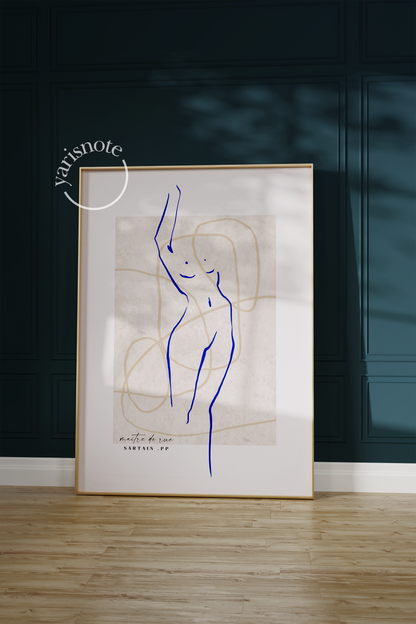 Abstract Çizim Çerçevesiz Poster