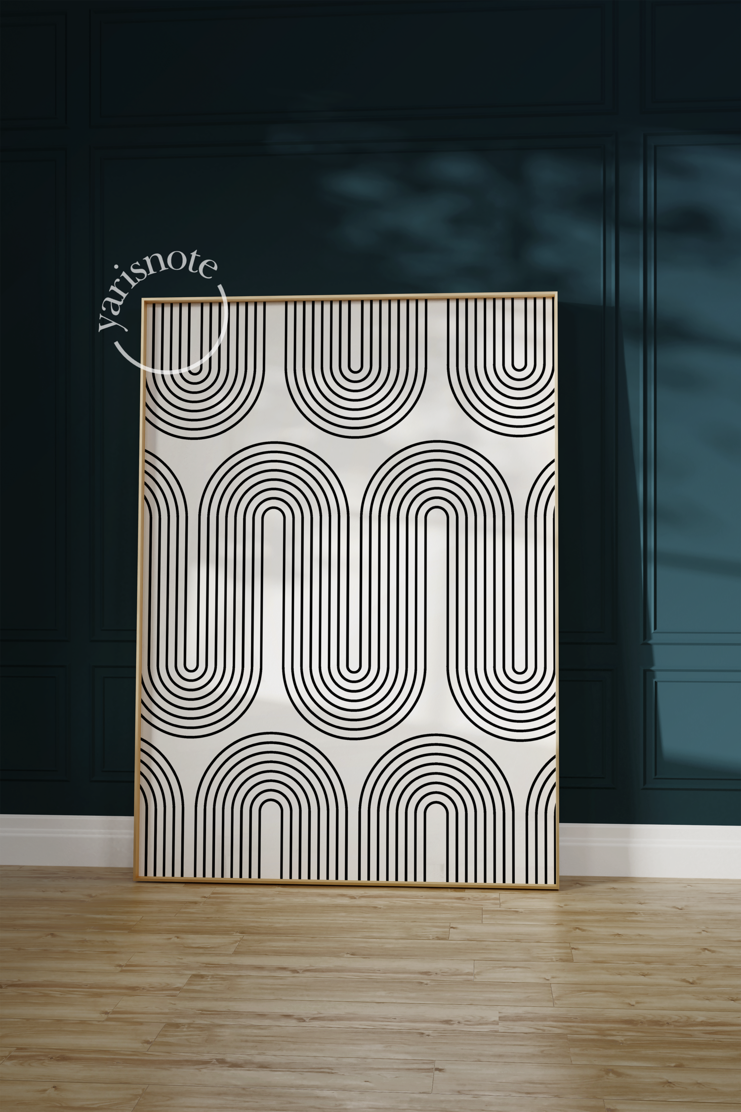 Abstract Çerçevesiz Poster