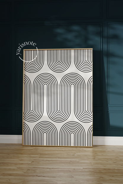 Abstract Çerçevesiz Poster