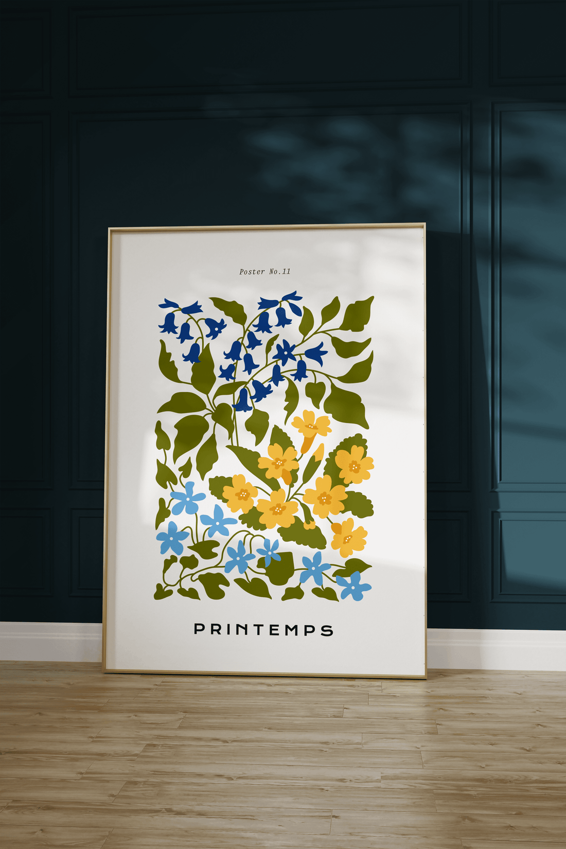Flower Market Botanik Çerçevesiz Poster