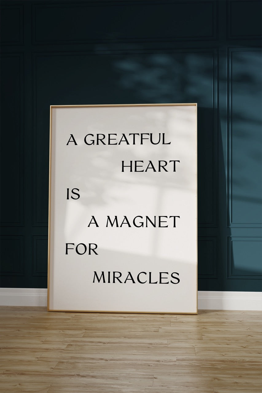 Yazı Sanatı Motivasyonel Çerçevesiz Poster