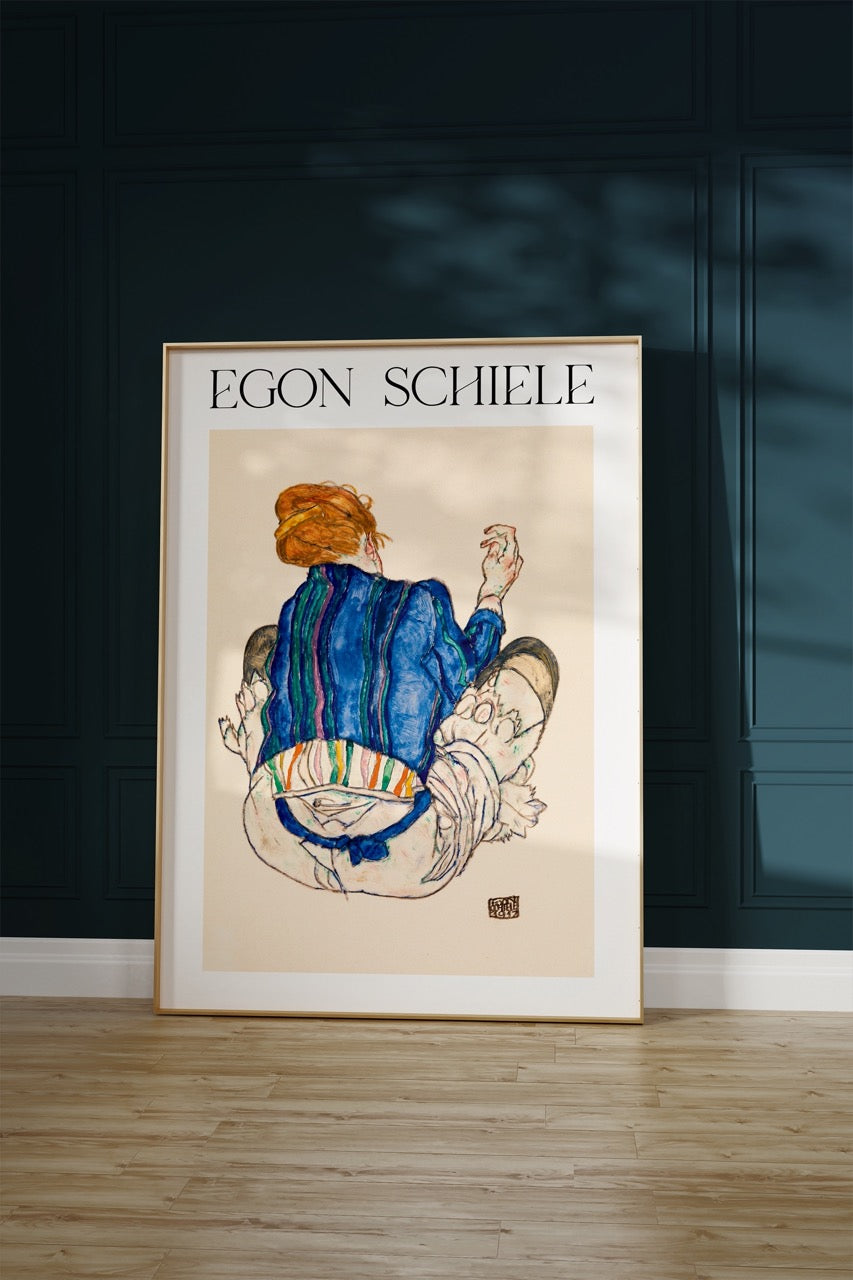 Egon Schiele Çerçevesiz Poster