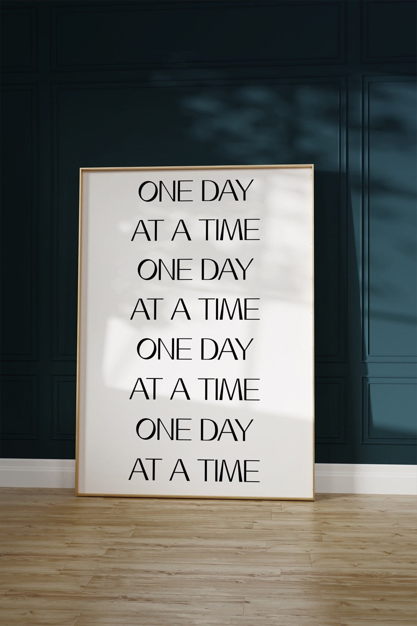 Yazı Sanatı Motivasyonel Çerçevesiz Poster