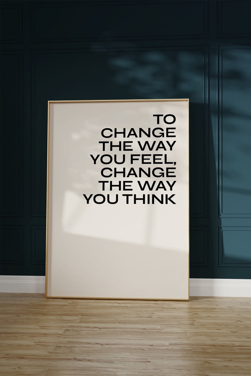Yazı Sanatı Motivasyonel Çerçevesiz Poster