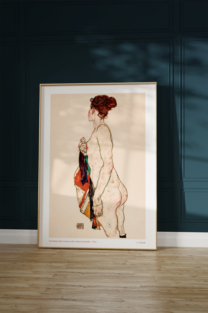 Egon Schiele Çerçevesiz Poster