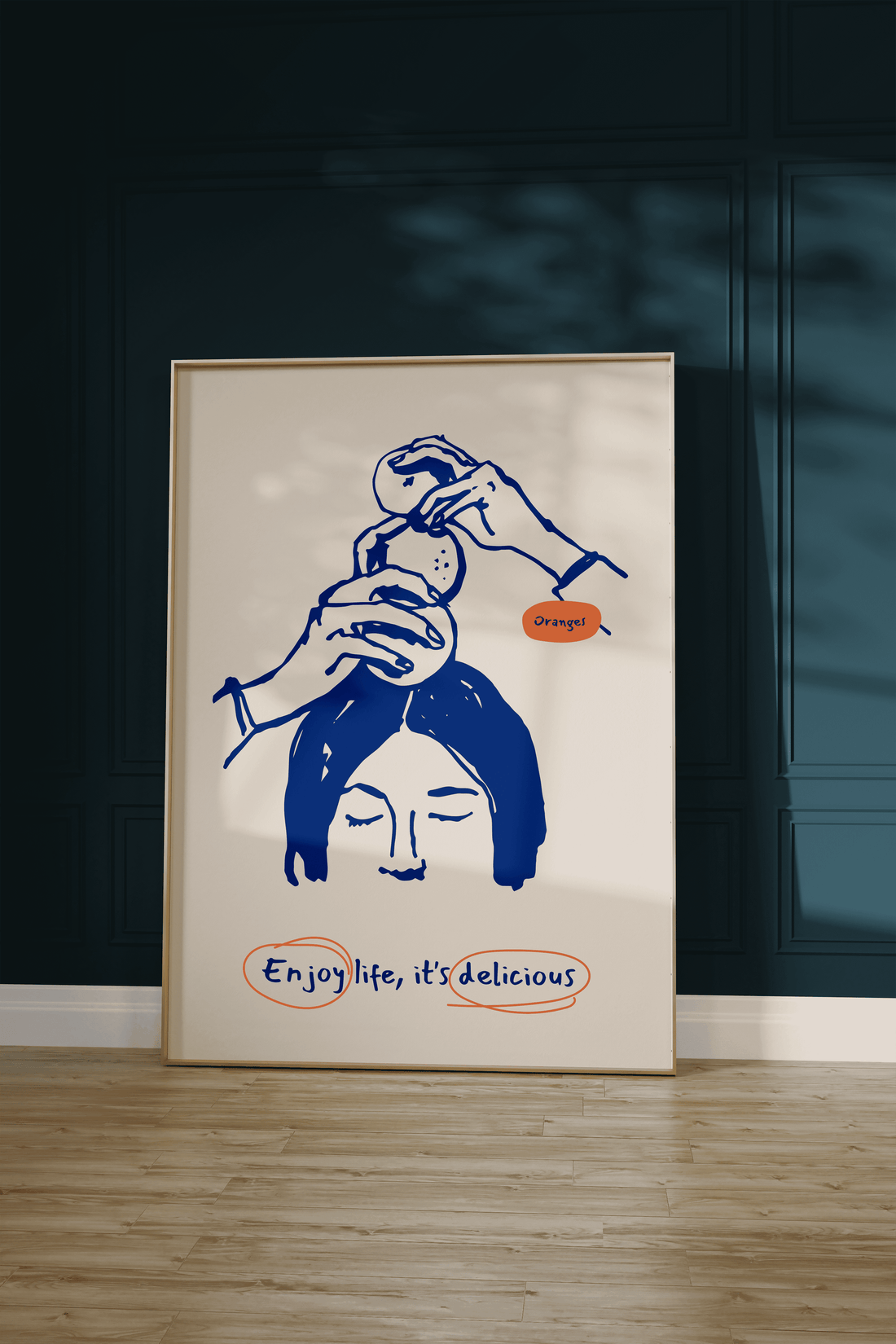 Enjoy Life Çerçevesiz Poster