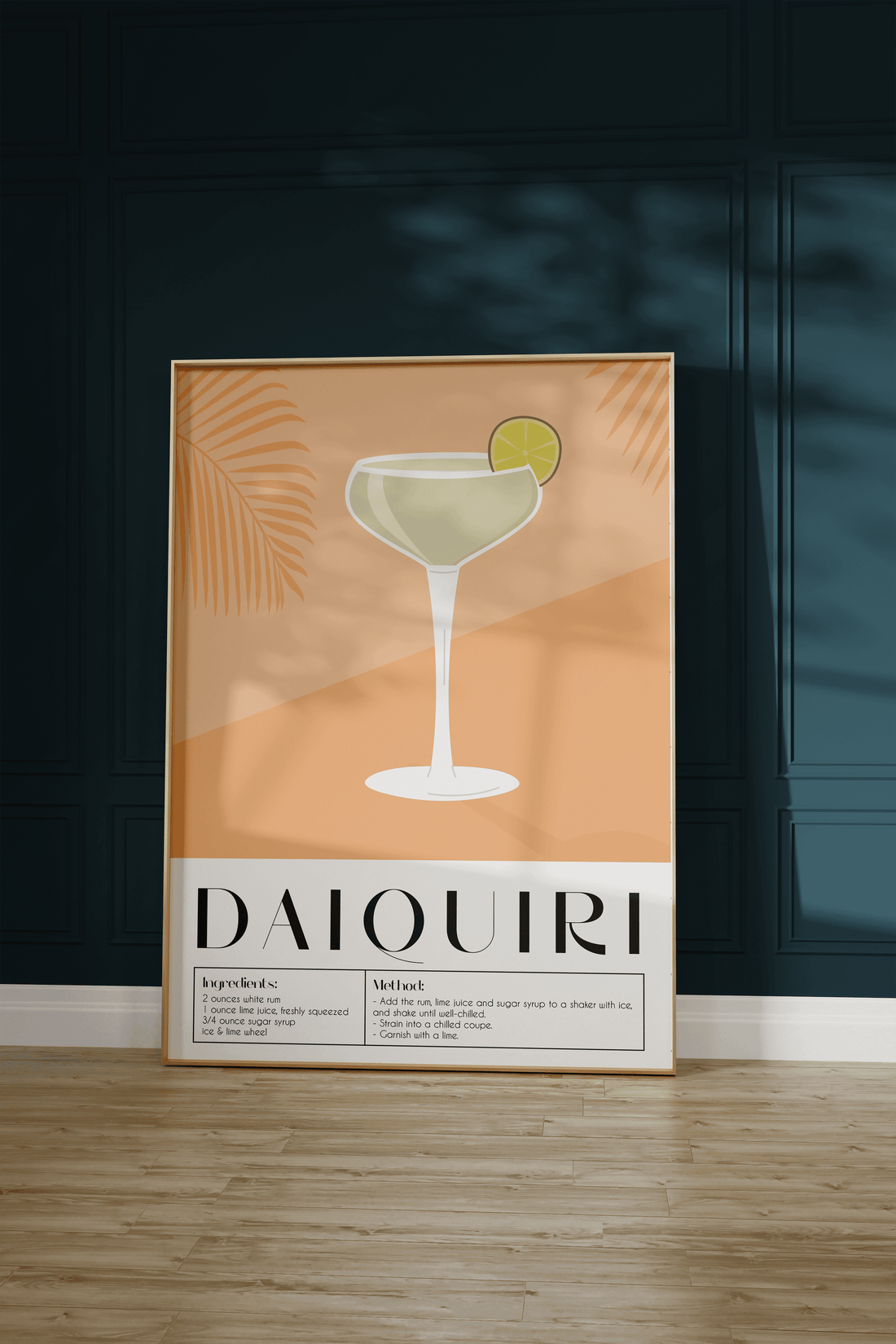 Cocktail Daiquiri Çerçevesiz Poster