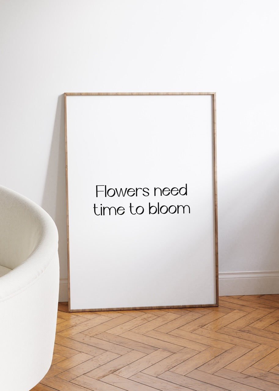 Yazı Sanatı Motivasyonel Çerçevesiz Poster
