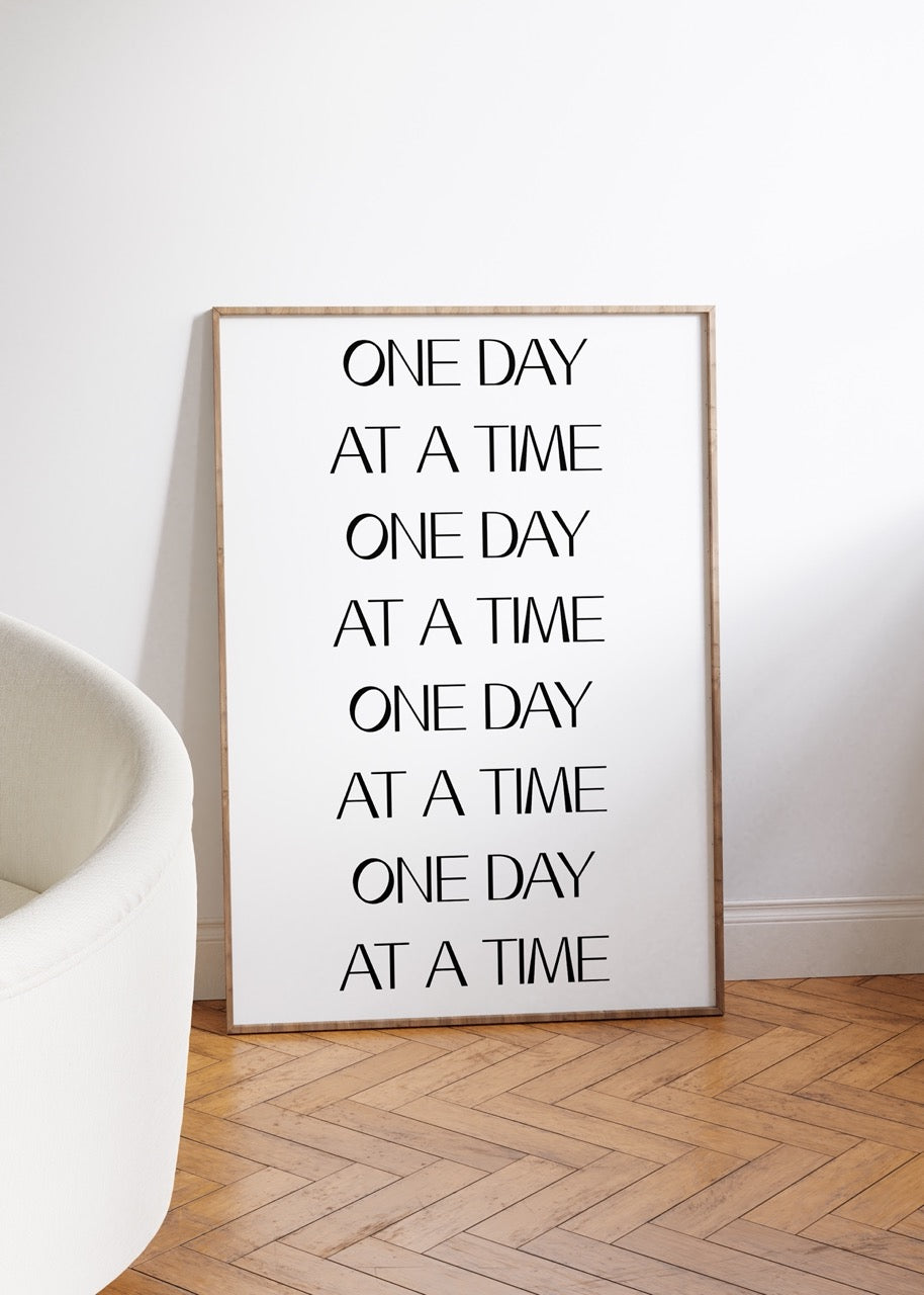 Yazı Sanatı Motivasyonel Çerçevesiz Poster