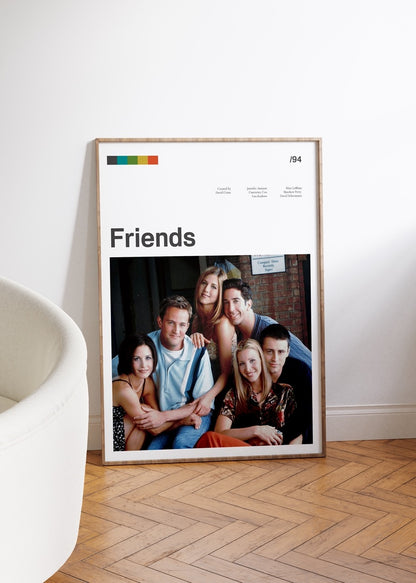 Friends Dizi Çerçevesiz Poster