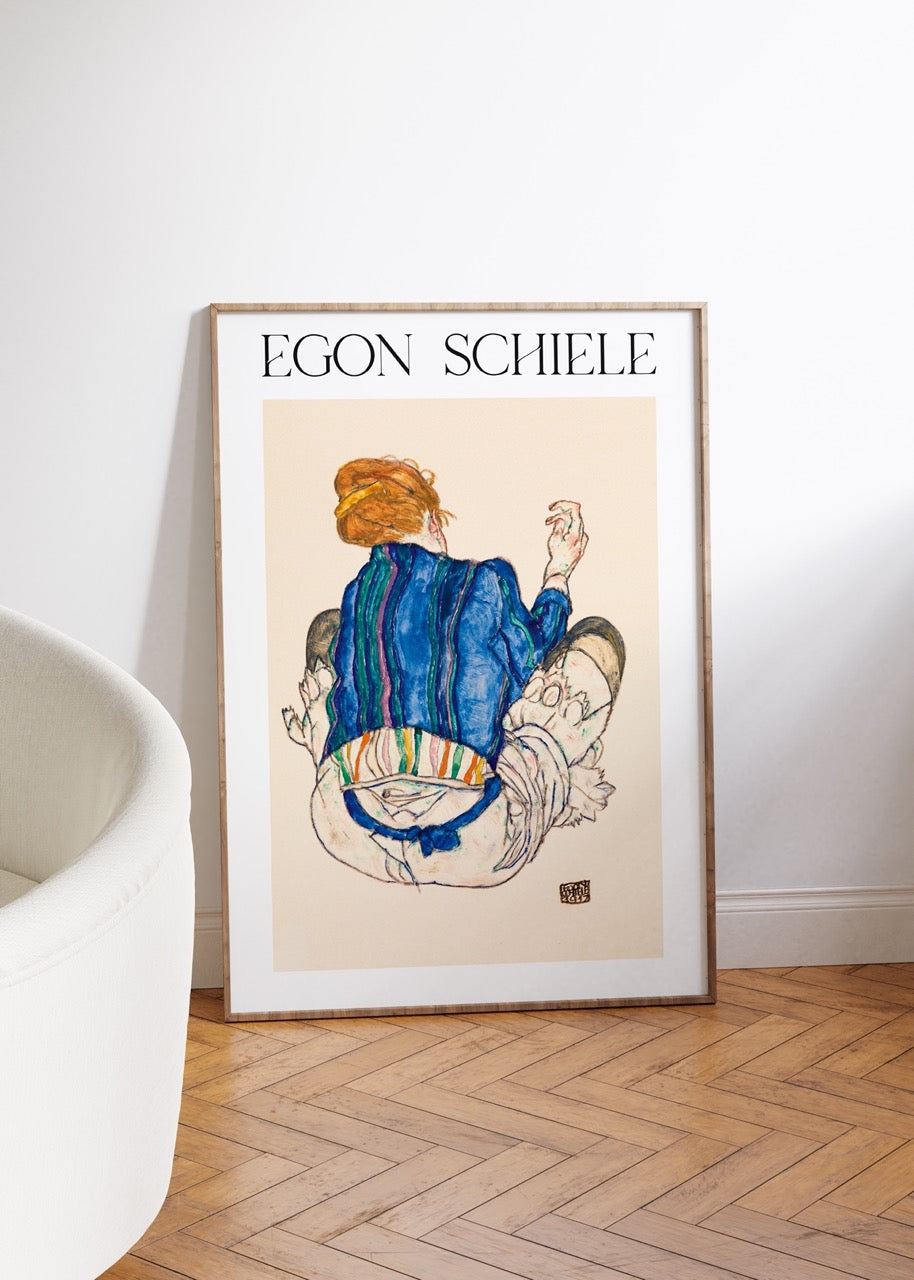 Egon Schiele Çerçevesiz Poster
