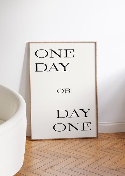 Yazı Sanatı Motivasyonel Çerçevesiz Poster