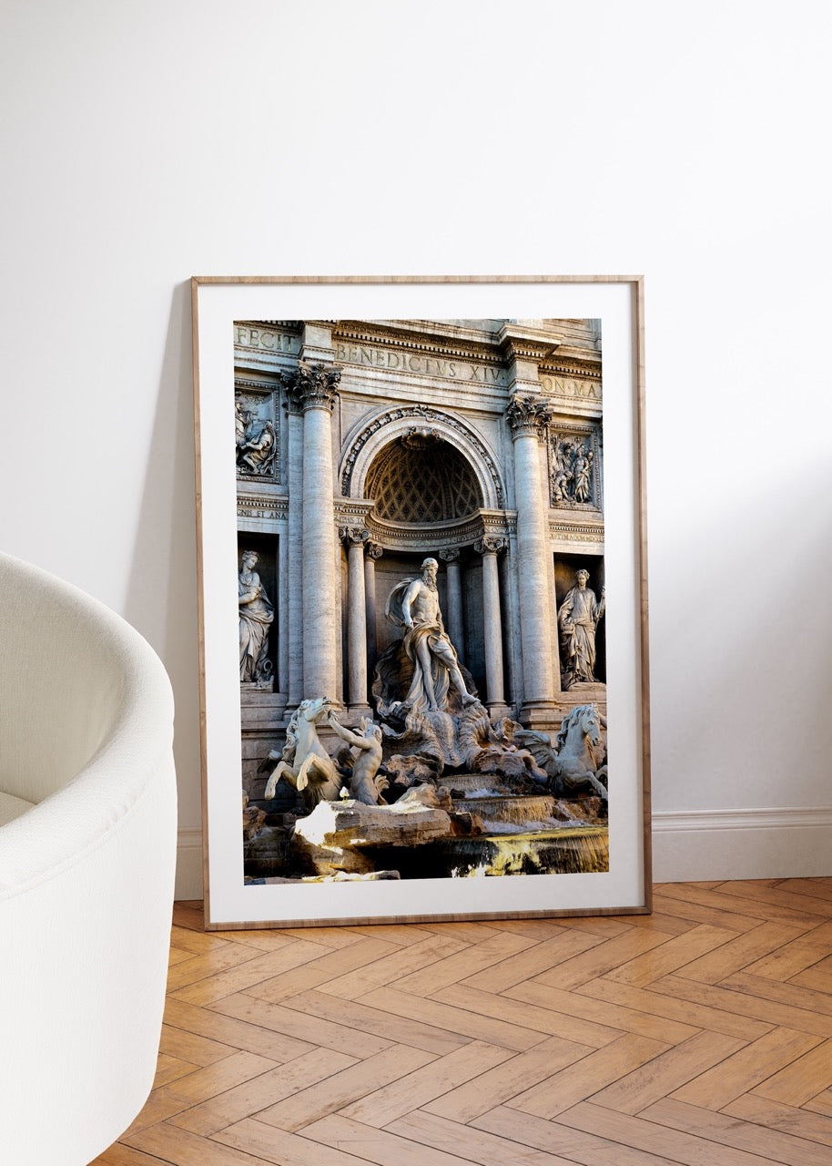Roma İtalya Fotoğraf Çerçevesiz Poster