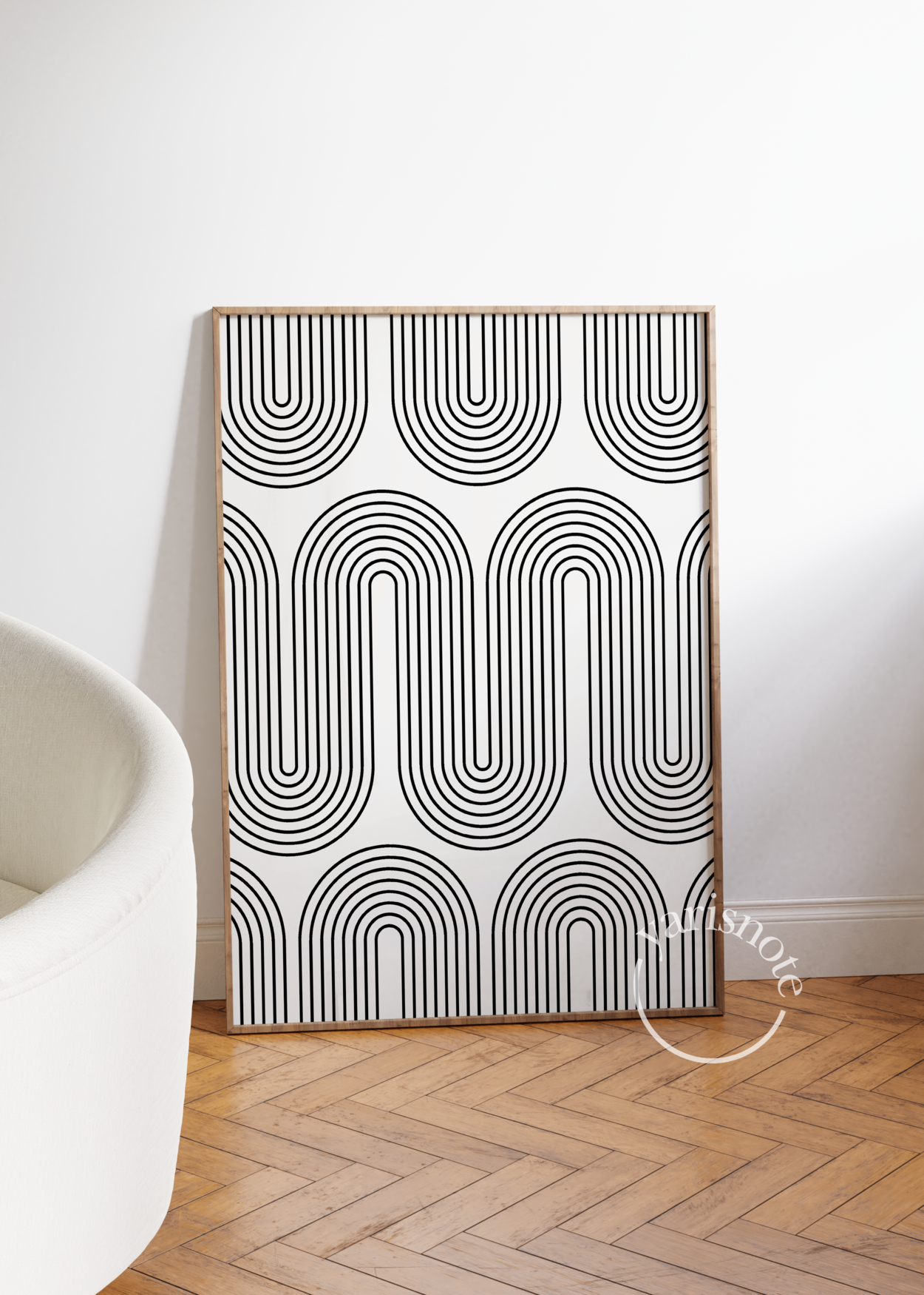 Abstract Çerçevesiz Poster