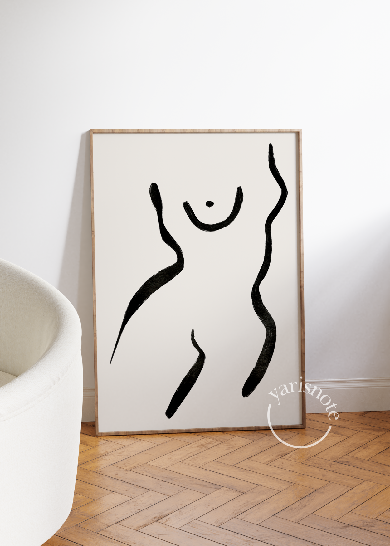 Abstract Çerçevesiz Poster