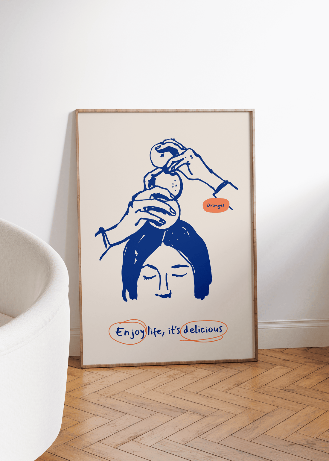 Enjoy Life Çerçevesiz Poster