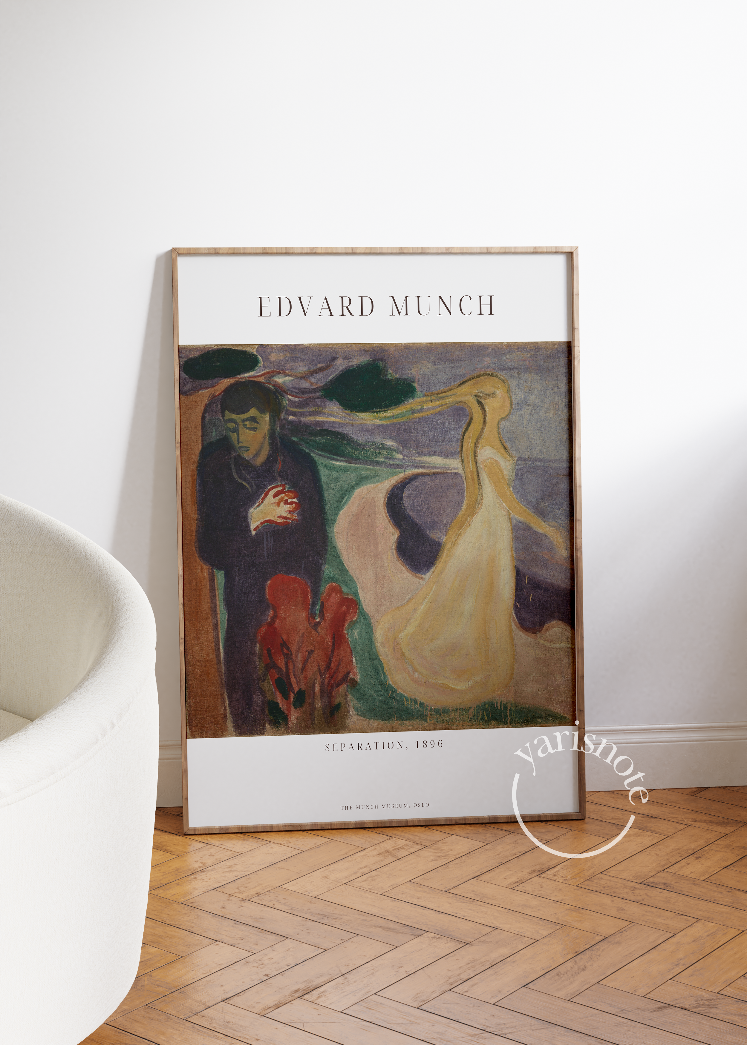 Edvard Munch Seperation Çerçevesiz Poster