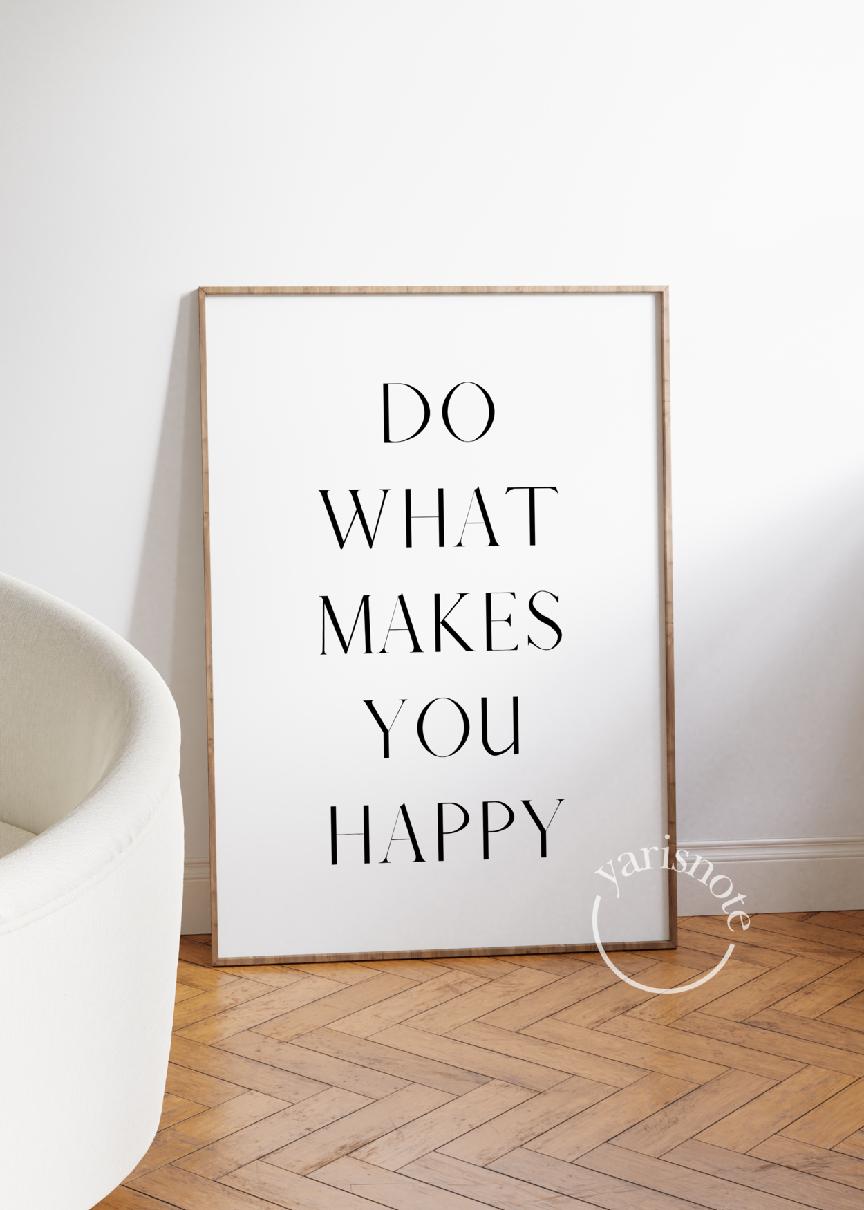 Typographic Unframed Poster