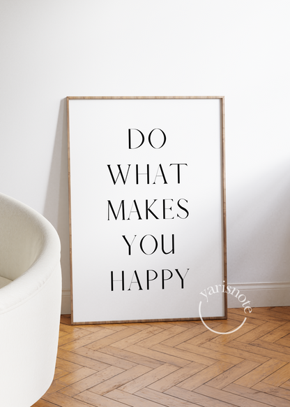 Typographic Unframed Poster