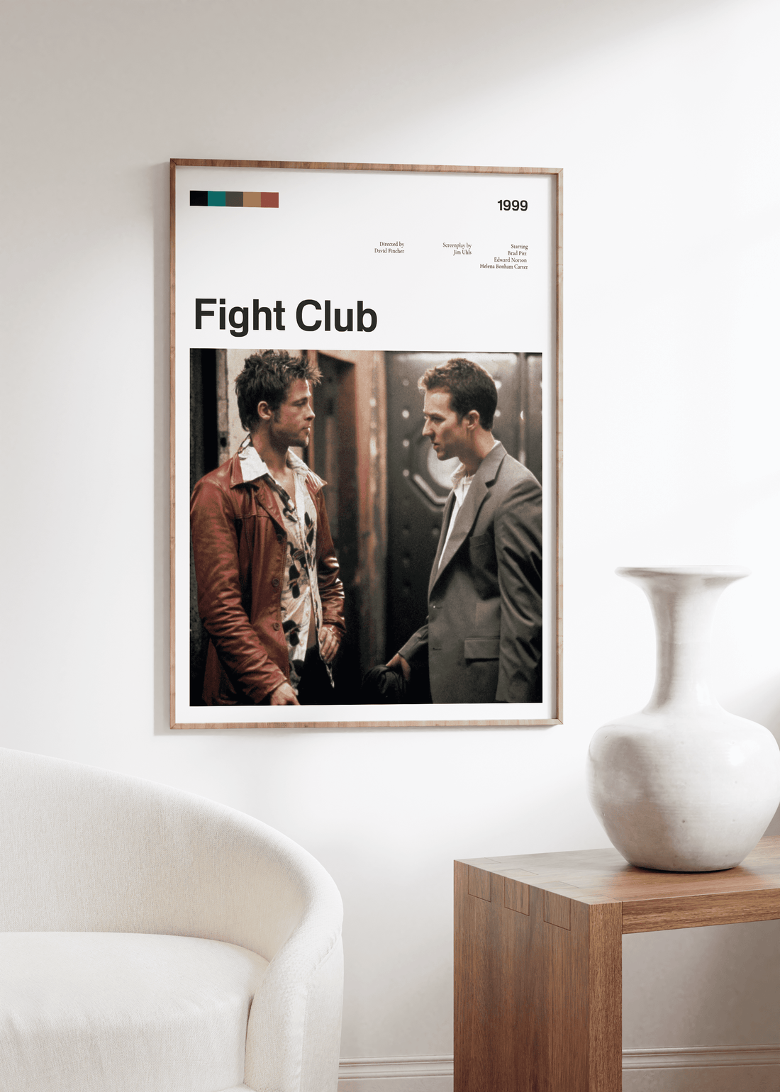 Fight Club Film Çerçevesiz Poster