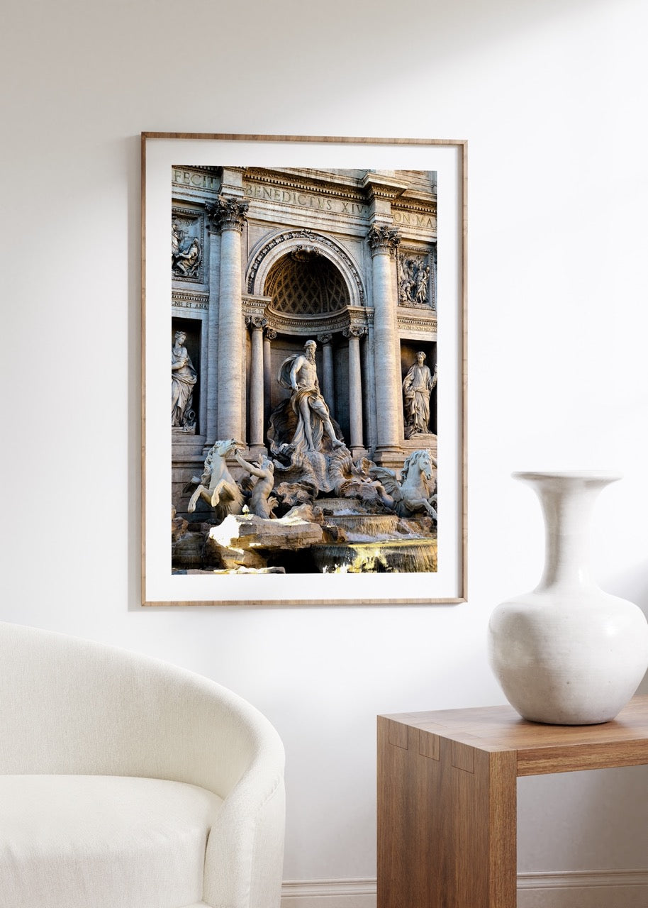 Roma İtalya Fotoğraf Çerçevesiz Poster