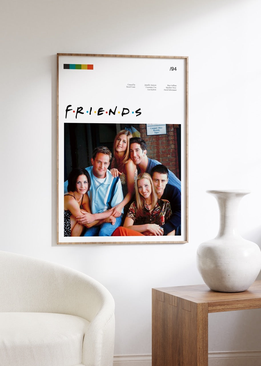 Friends Dizi Çerçevesiz Poster