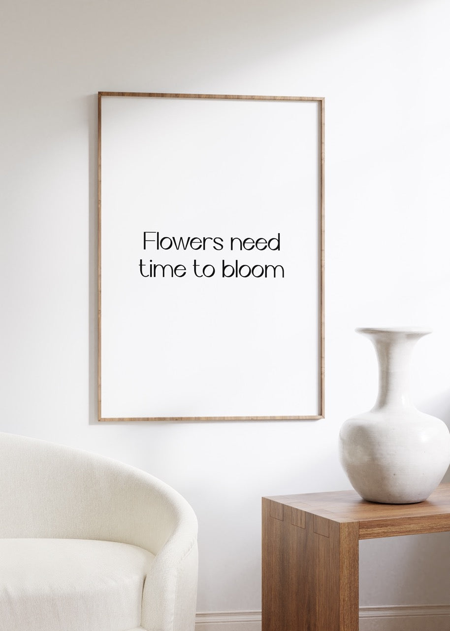 Yazı Sanatı Motivasyonel Çerçevesiz Poster