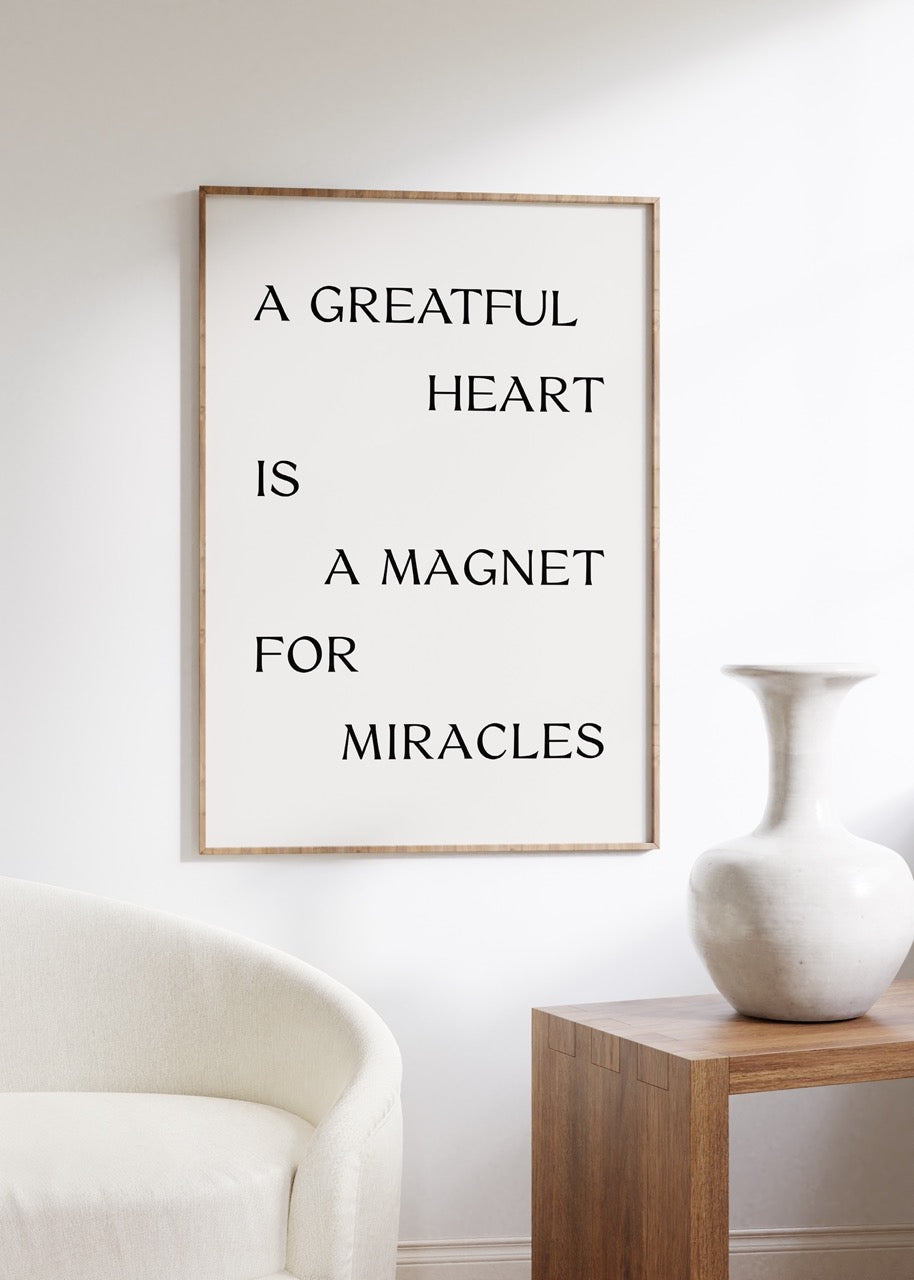 Yazı Sanatı Motivasyonel Çerçevesiz Poster