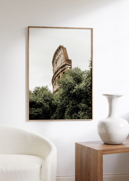 Roma İtalya Fotoğraf Çerçevesiz Poster