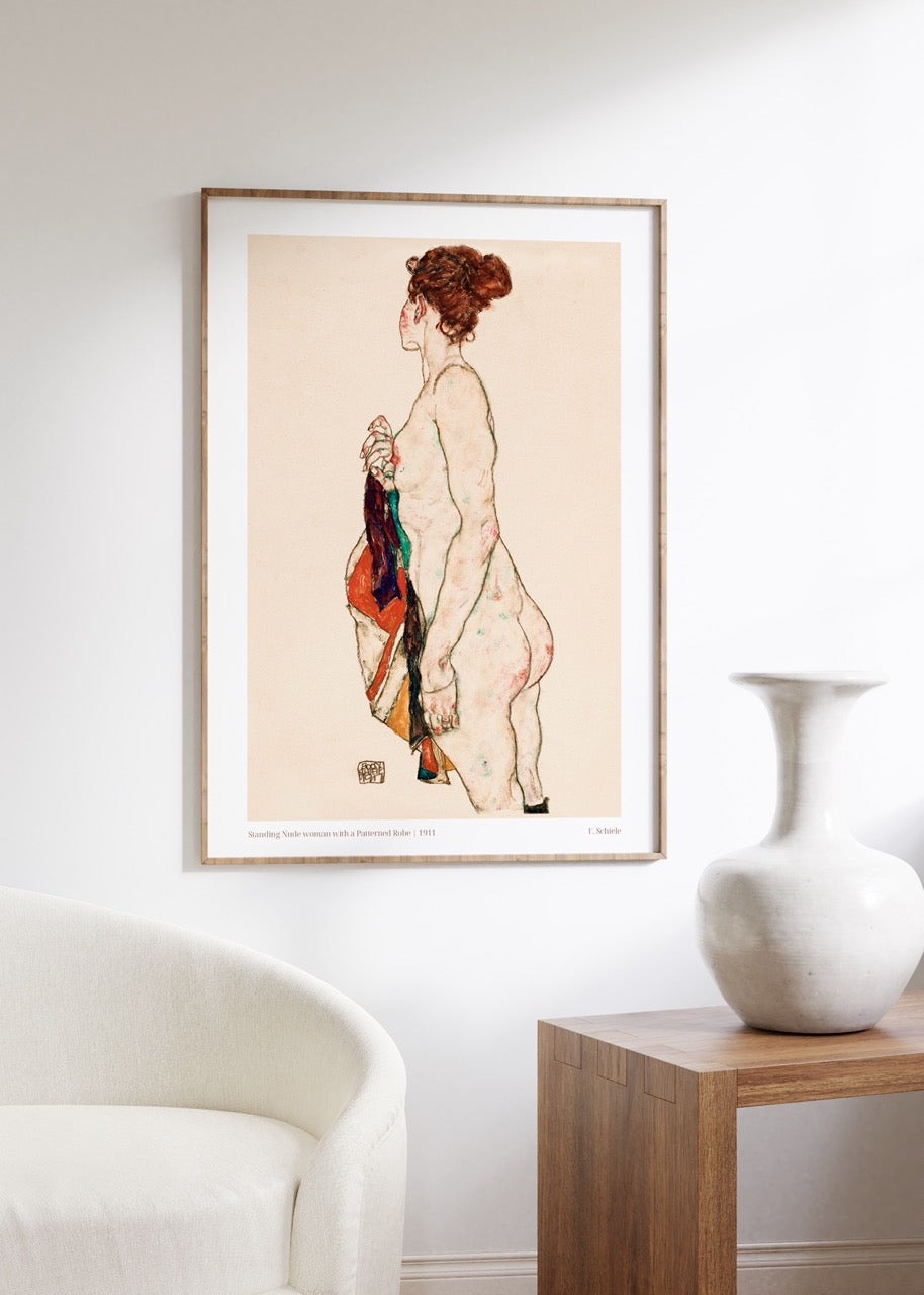 Egon Schiele Çerçevesiz Poster